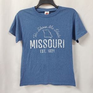 Missouri blue soft t-shirt